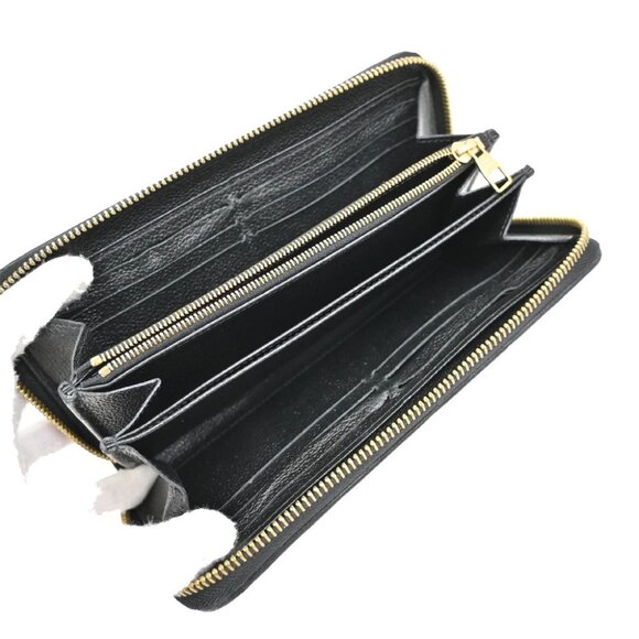 LOUIS VUITTON LV Zippy Long Wallet Monogram Empreinte Balck M93435 76KB293 - Picture 9 of 13